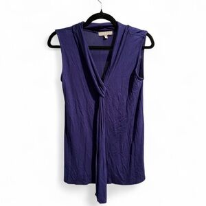 Pemberley Sleeveless Tie Front Top - Size‎ XS